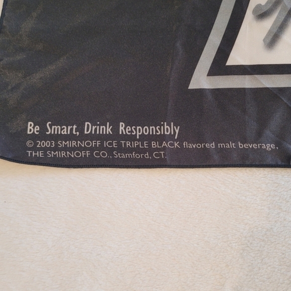 NASCAR Matt Kenseth #17 Smirnoff Ice Black Promotional Advertisement Flag 2003 - Picture 7 of 9